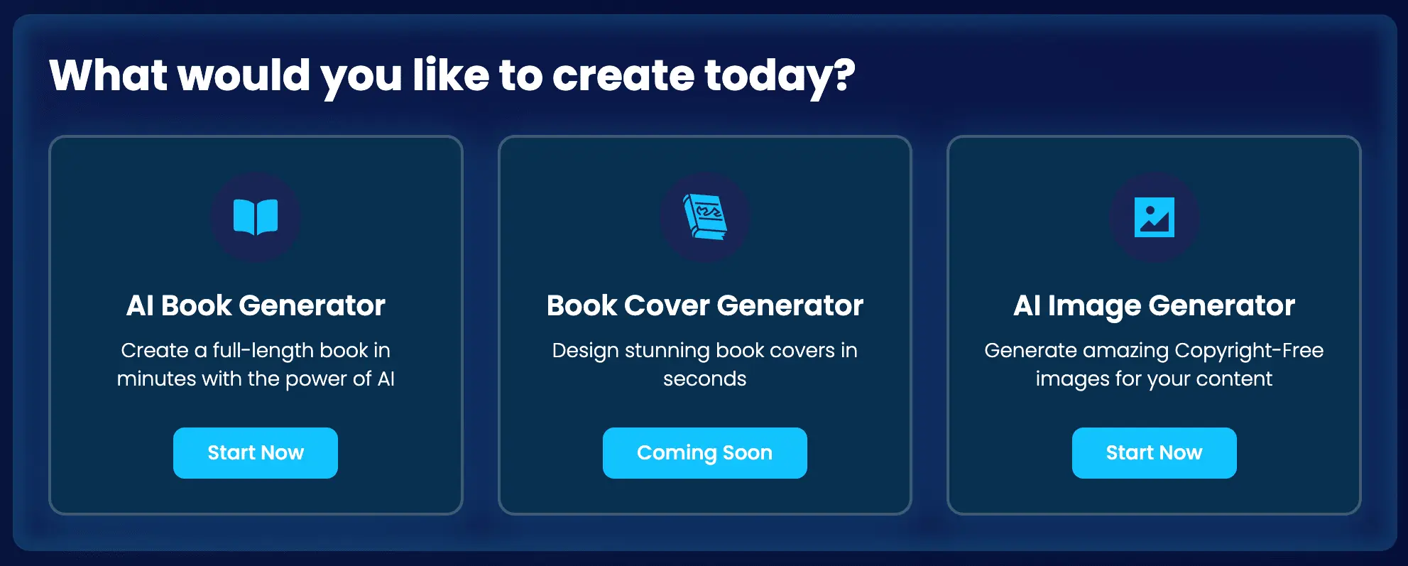 BookGenius App Interface - AI book writing and publishing platform